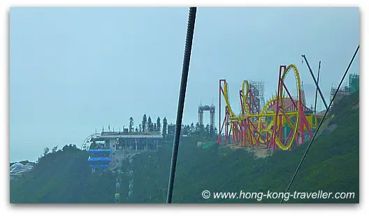 Ocean Park Cable Car at the Summit