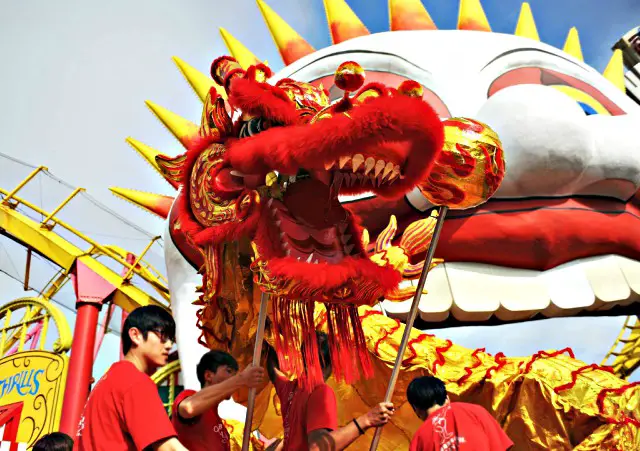 Chinese New Year Dragon Parade at Ocean Park