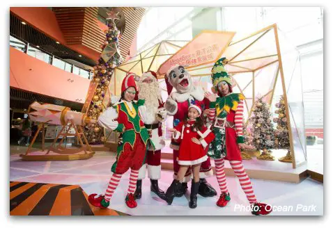 Christmas at Ocean Park Hong Kong