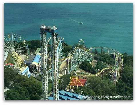 Ocean Park Roller Coasters at Marine World