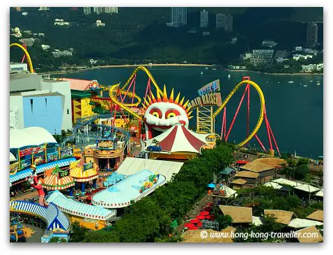 Ocean Park Roller Coasters at the Summit
