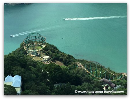 Views from Ocean Park Tower: Adventure Land