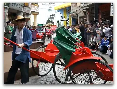 Rickshaws at Old Hong Kong