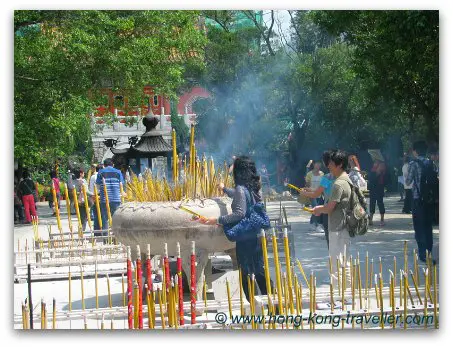 Po Lin Monastery Incense Offerings 