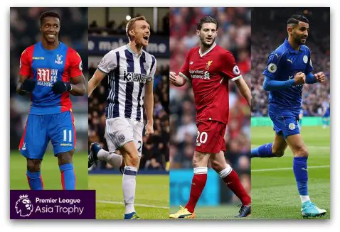 Premier League Asia Trophy: Liverpool, Leicester City, West Brom and Crystal Palace