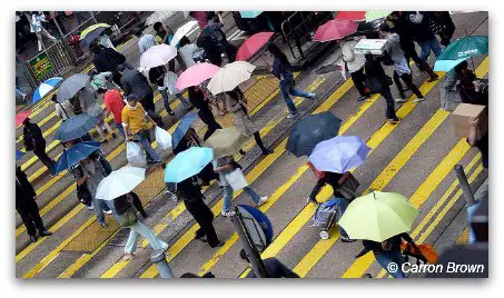 Rainy Day in Hong Kong