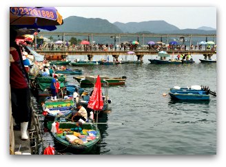 Sai Kung Floating Seafood Market