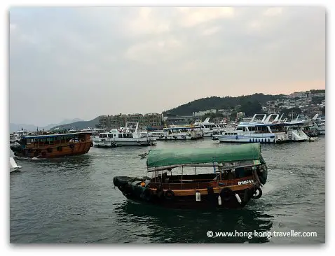 Junks in Sai Kung Harbour