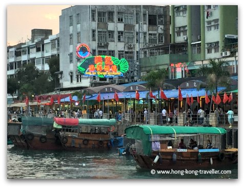 Saikung promenade seafood restaurants