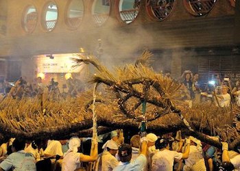 Fire Dragon Dance in Tai Hang Causeway Bay