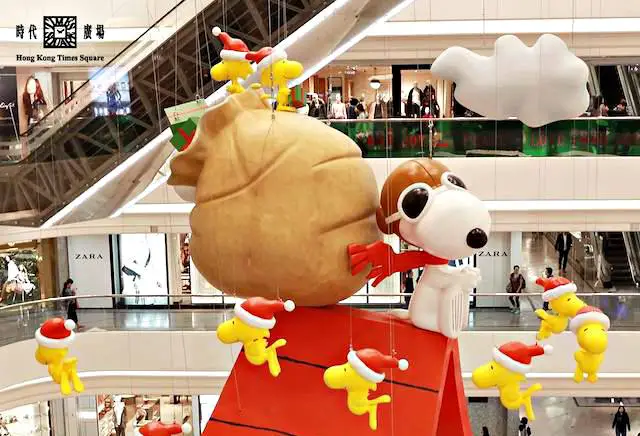 Snoopy Christmas at Times Square A Snoopy Christmas at Times Square