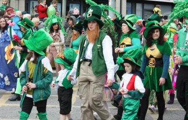 At Patricks Day Parade