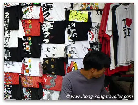 Stanley market - shopping for souvenirs