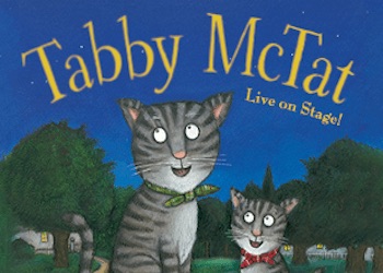 Tabby McTat on Stage Tabby McTat on Stage