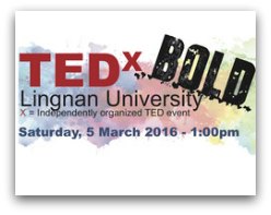 TEDx Bold in Hong Kong