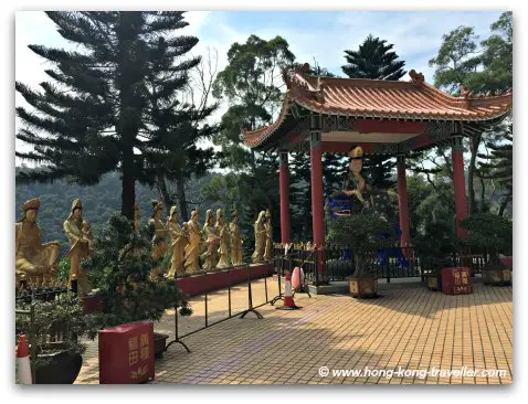 More Pavillions and Buddha statues in the outside terrace