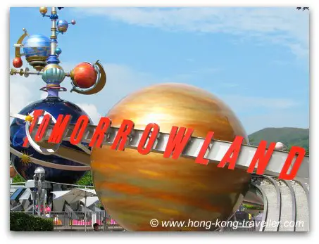 Tomorrowland at Hong Kong Disneyland