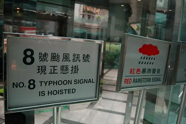 Typhoon Signal Alert No. 8