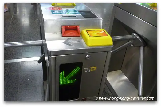 Using Octopus Card at MTR