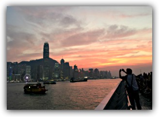 Victoria Harbour from the TST Promenade