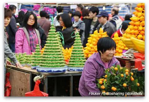 Chinese New Year Flower Market at Victoria Park