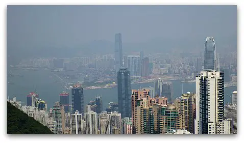 Hong Kong Victoria Peak Views from the Peak Galleria