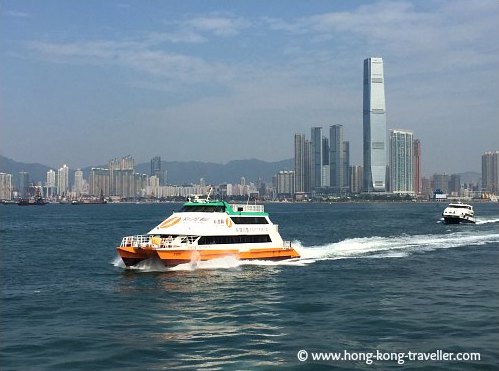 Views from the Cheung Chau Ferry Leaving Victoria Harbour