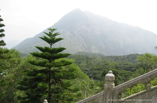 Views of Lantau Island from Big Buddha