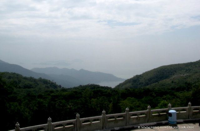 Views of Lantau Island from Big Buddha