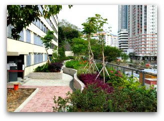 YHA Mei Ho House Youth Hostel Exterior Courtyard